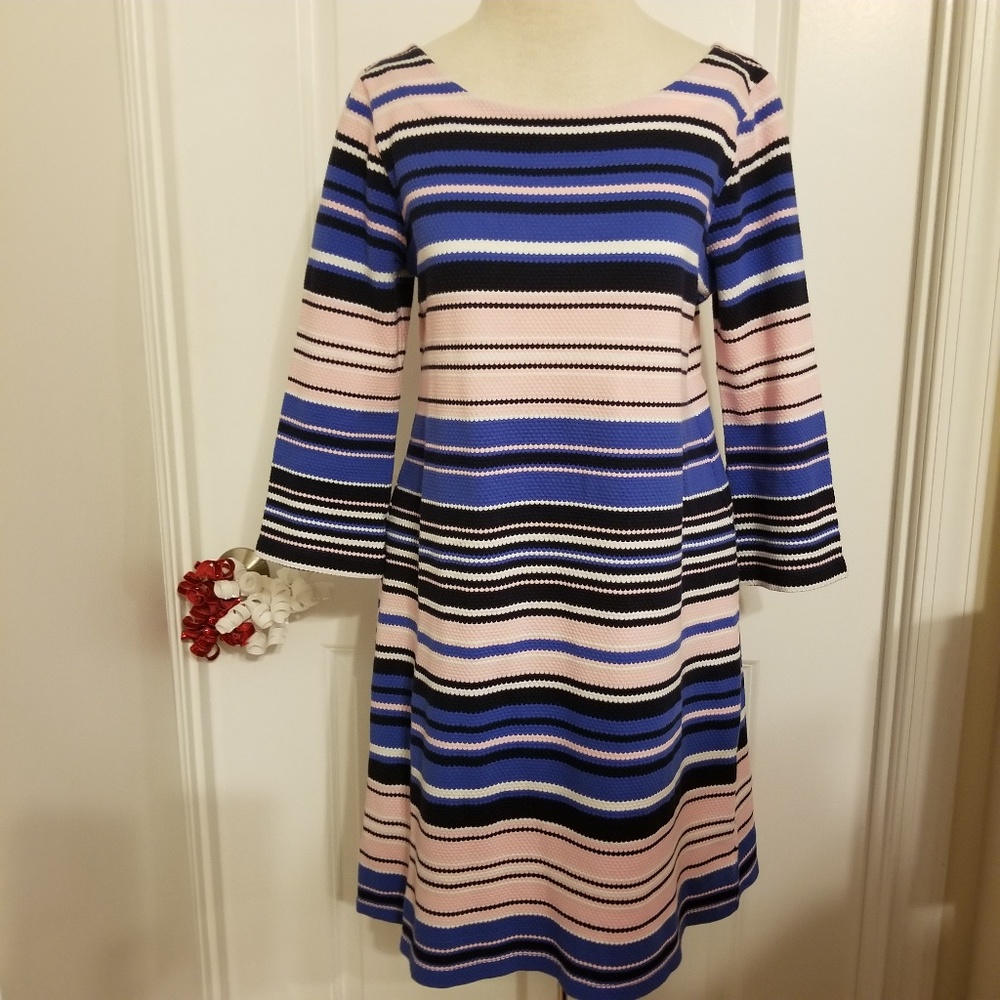Lilly Pulitzer striped long sleeve pink blue MED